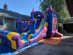 IMG 3386 1726620774 27ft purple paradise bounce house with slide Dry