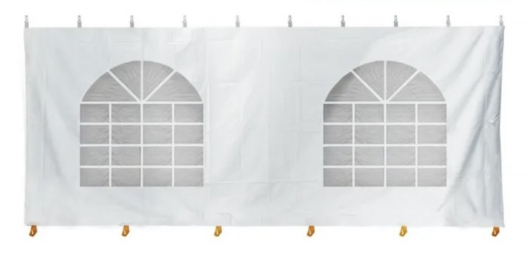 9x20 tent side wall with windows 