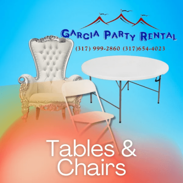 Tables and Chair Rentals