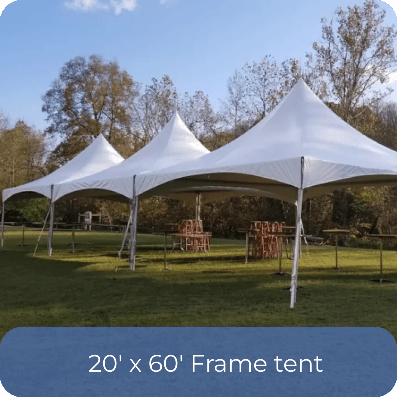 20'x60' frame tent