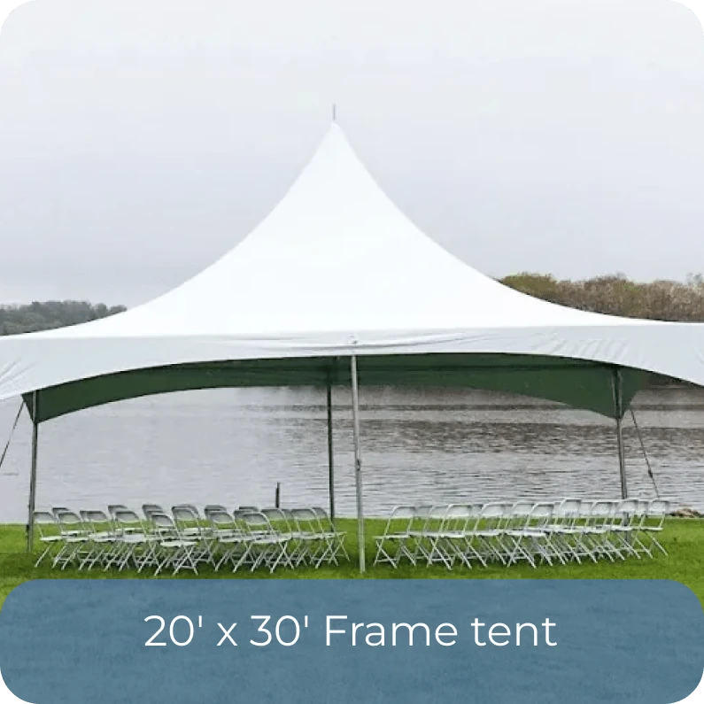 20'x30' frame tent
