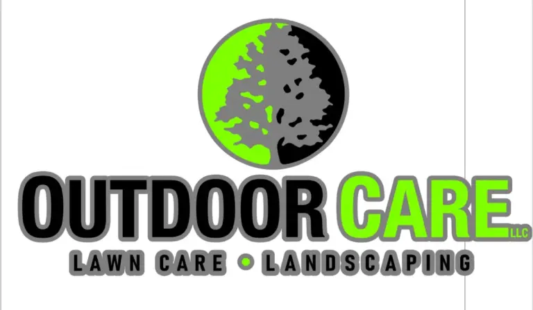 outdoor care lawn care & landscaping logo